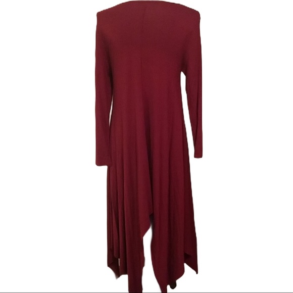 Shark Bite Hem Tunic Dress - Picture 3 of 4